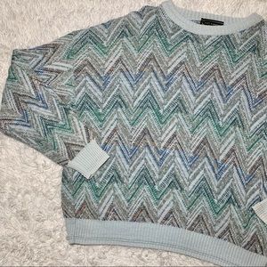 Croft And Barrow Italian Silk Knit Grandpa Sweater